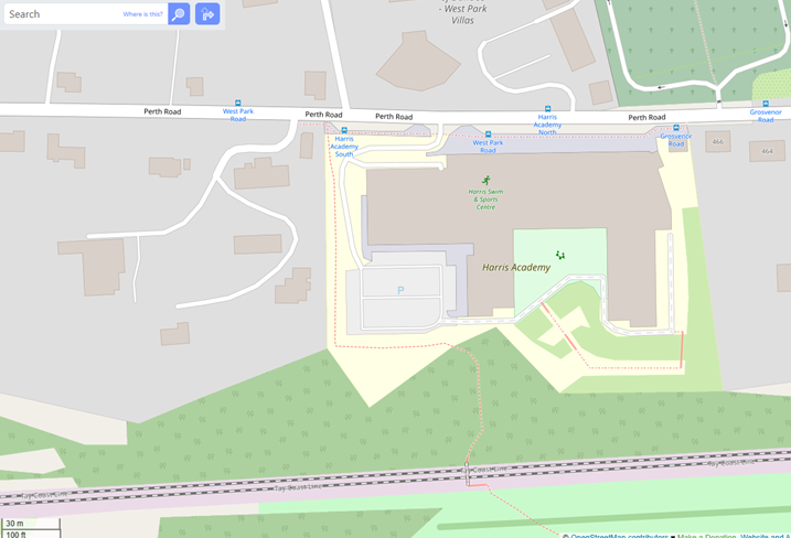 Harris street map.png